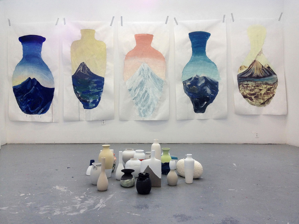 Work in progress at Open Studios at The Banff Centre, March 2016
